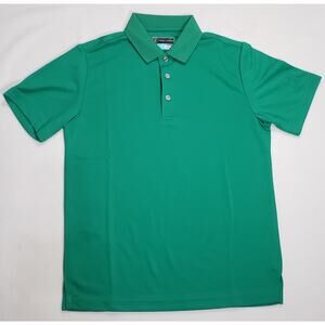 Boy's Air Flux Green, Short Sleeve, Stretch, Collar, Golf Polo, Size M10/12, New